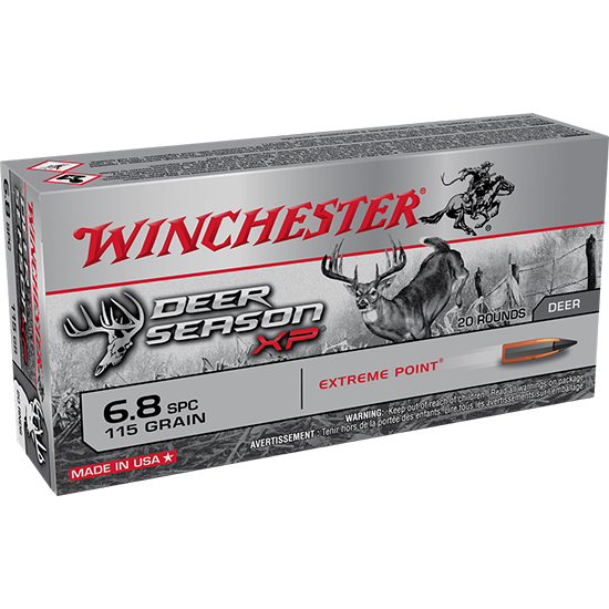 WIN DEER SEASON XP 6.8SPC 115GR 20/10 - Ammunition